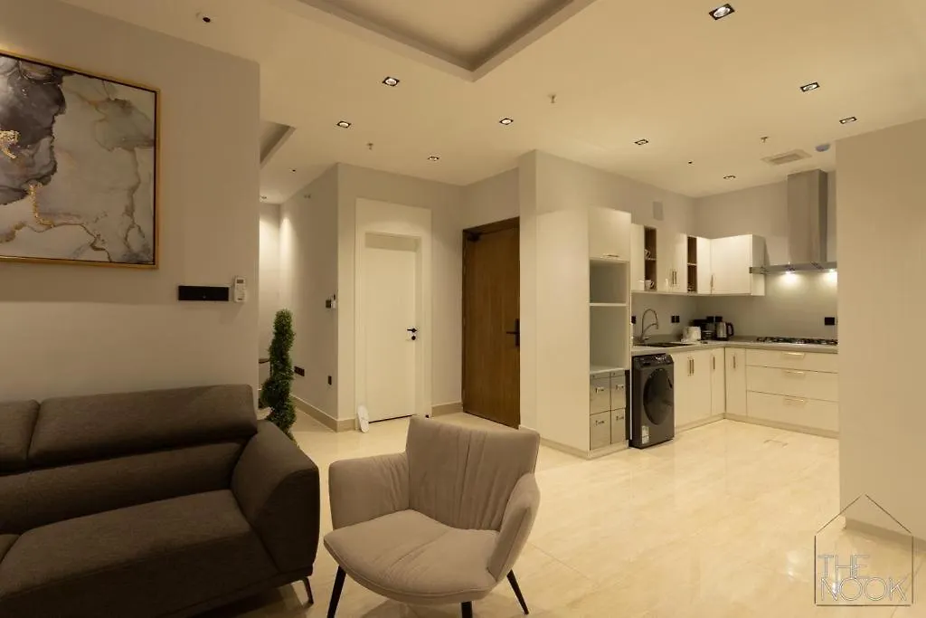 The Nook: Luxury 3BR Flat in Malqa Near Boulevard Apartment Riyadh Saudi Arabia